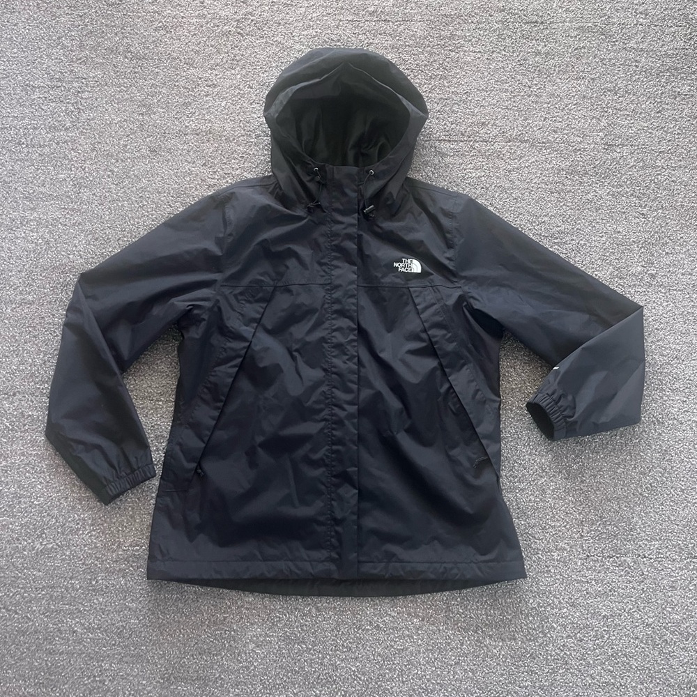 Women’s North Face Rain Jacket Antora Black Women’s Large L - Picture 2 of 10